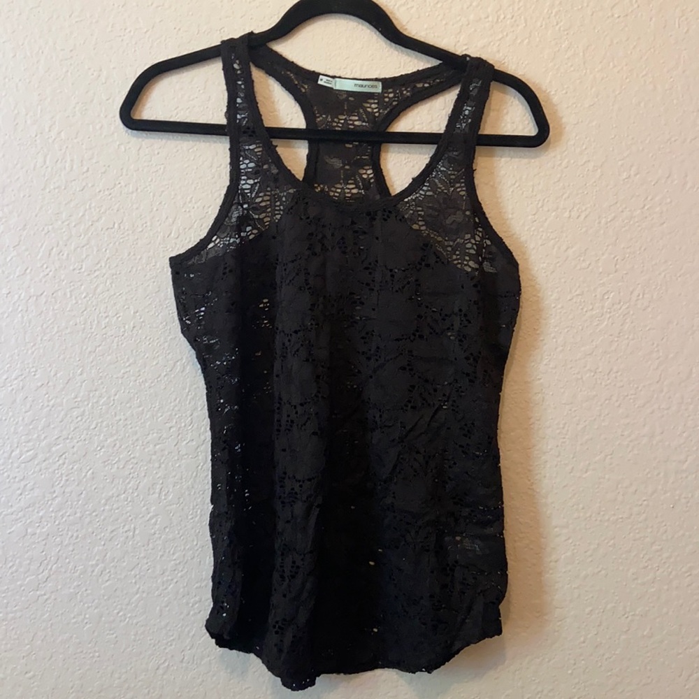 Black Lace Tank